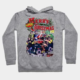 Merry Christmas Retro Style Hoodie